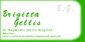 brigitta gellis business card